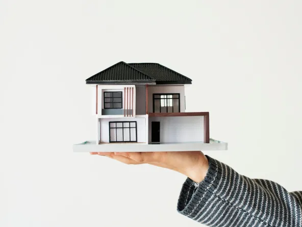 House loan concept isolated on white background